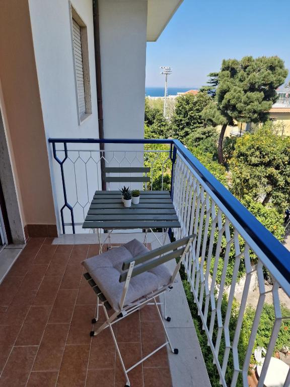 Balkón nebo terasa v ubytování Bellevue Sorrento