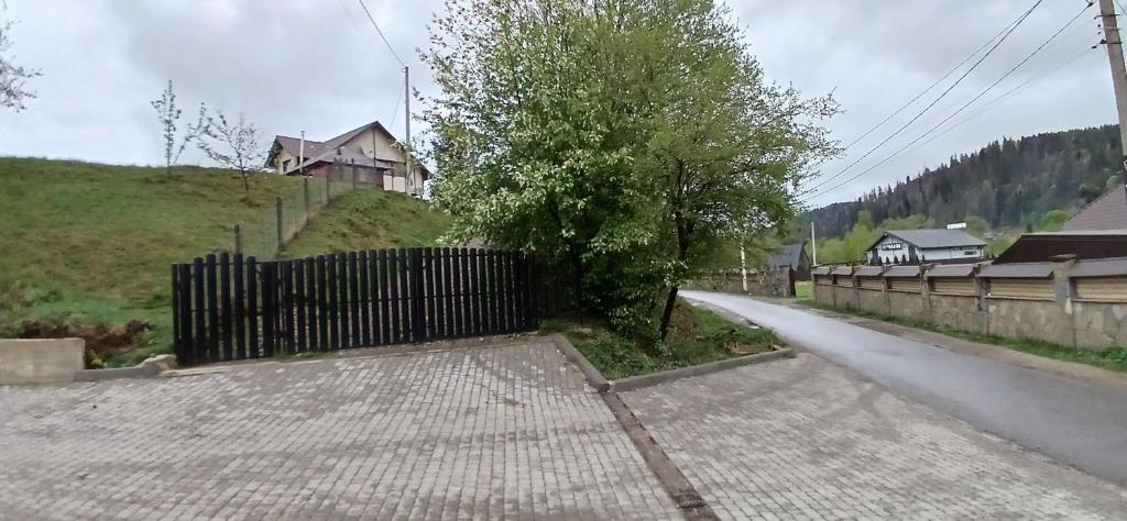 Příroda nedaleko venkovského domu