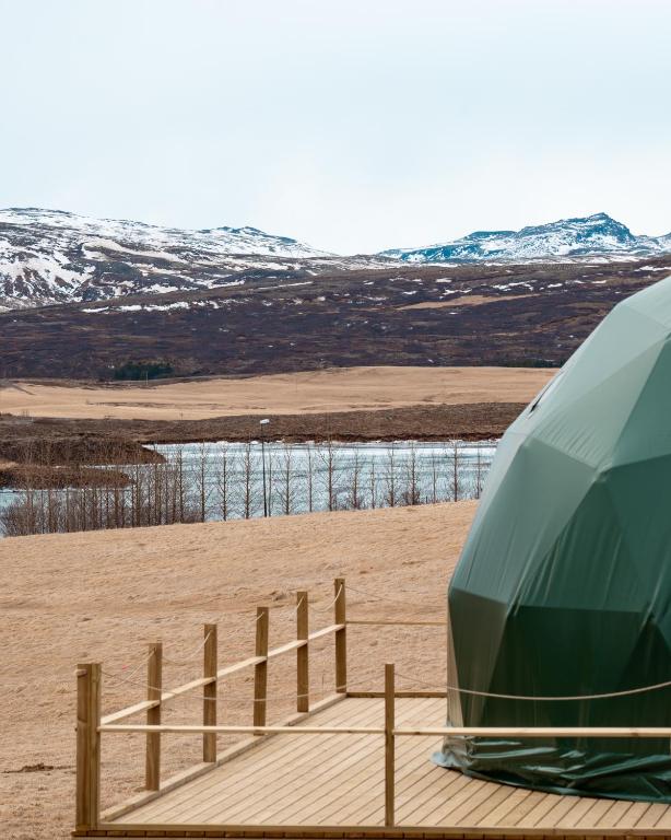 Příroda nedaleko luxury tent