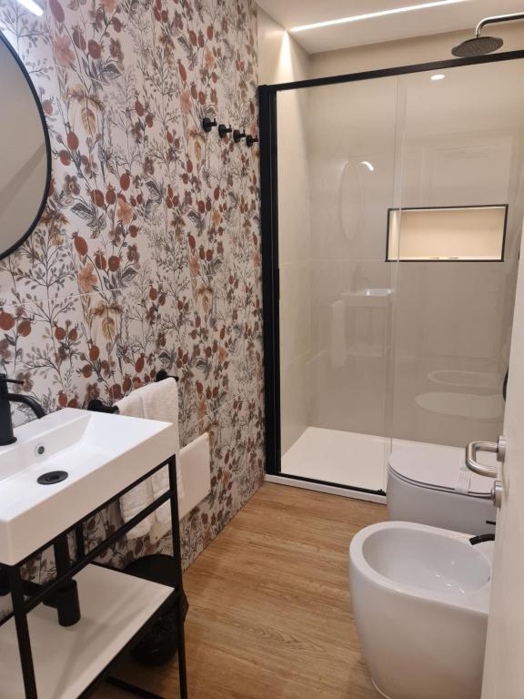 Koupelna v ubytování Hotel Miratorre superior