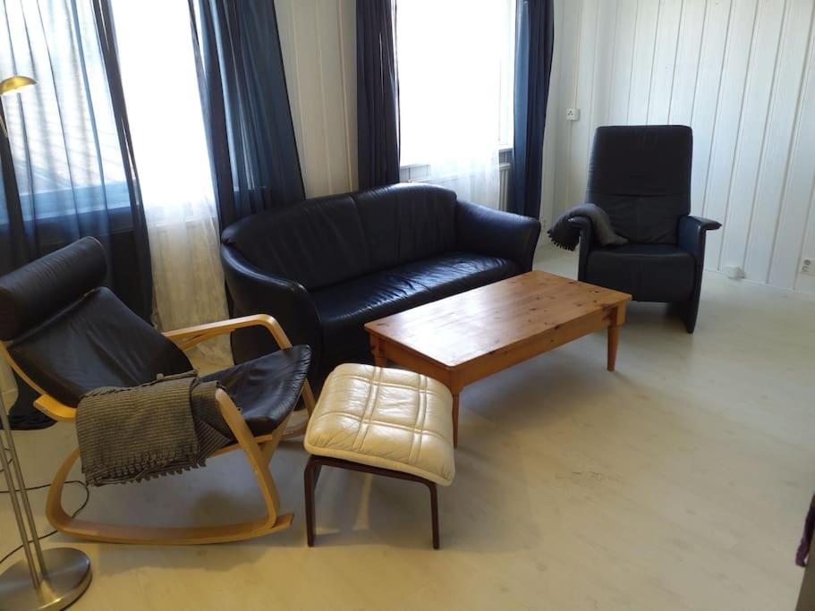 Posezení v ubytování Veberöd Centrum Apartment