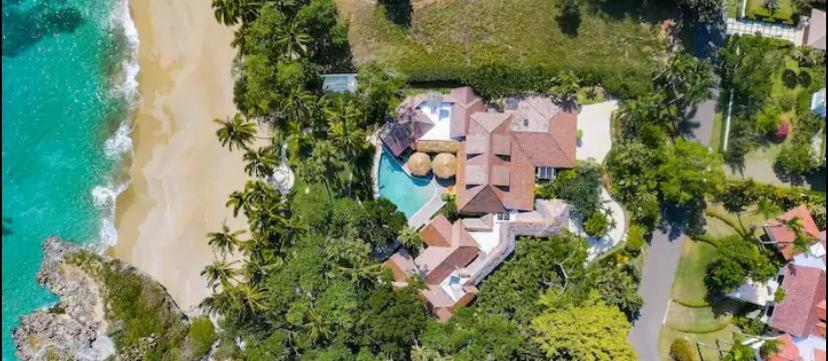 an aerial view of a house next to the beach at Cabarete Bech Royal Puerto Plata in Cabarete