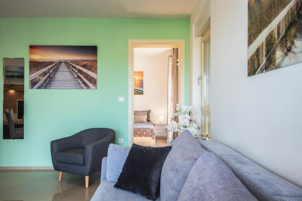 Posezení v ubytování Apartment Klara