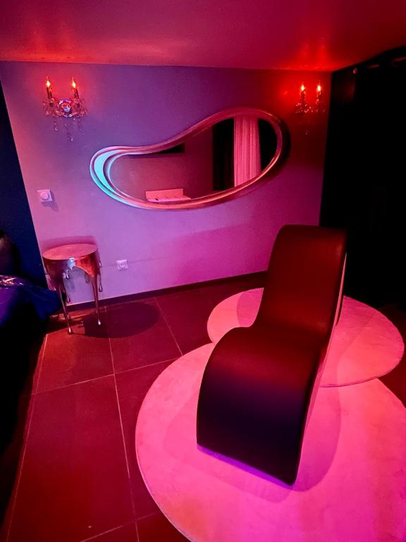 Posezení v ubytování La Terrasse Des Spas - Restaurant - Institut Massage