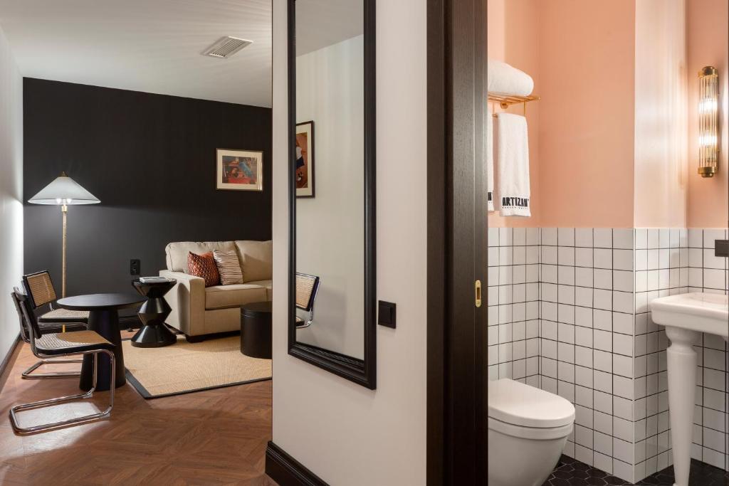 Koupelna v ubytování Artizan - Design Hotel