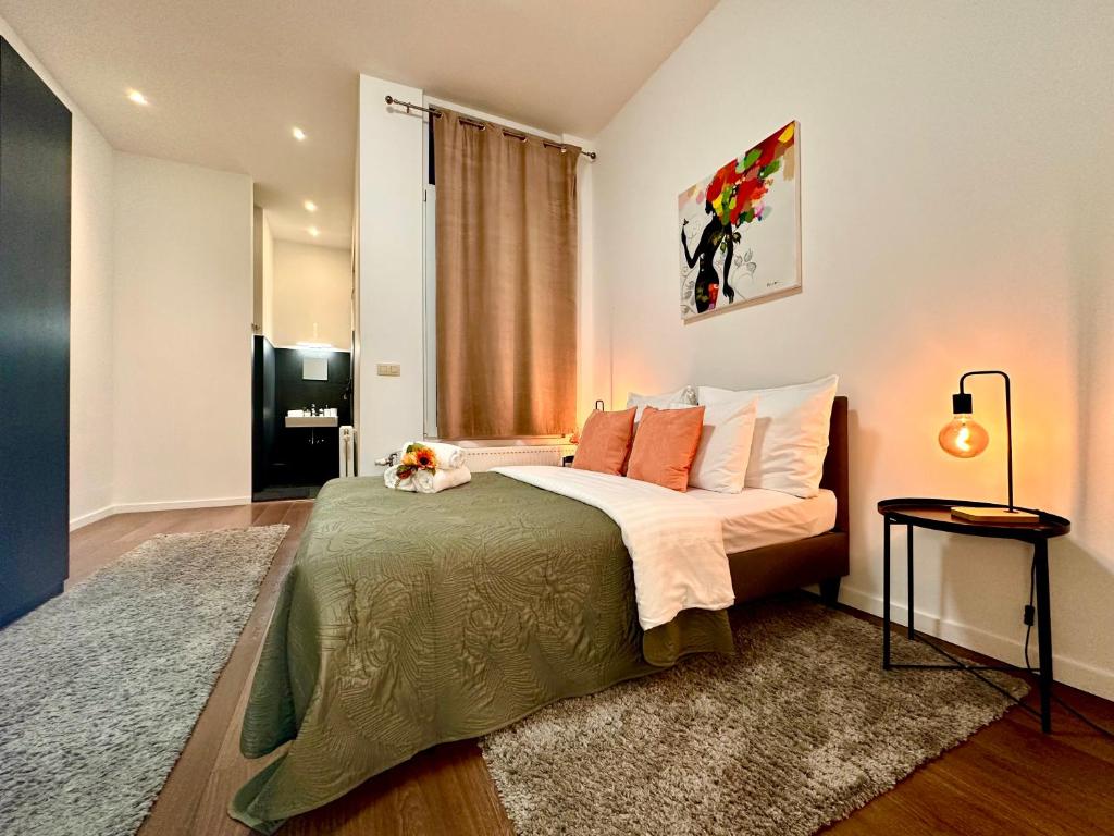 Postel nebo postele na pokoji v ubytování Luxury Suites Centrum