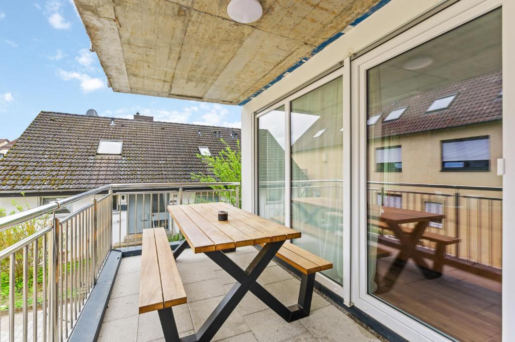 Balkón nebo terasa v ubytování Sali Homes - Residenz zum Breitenauer See