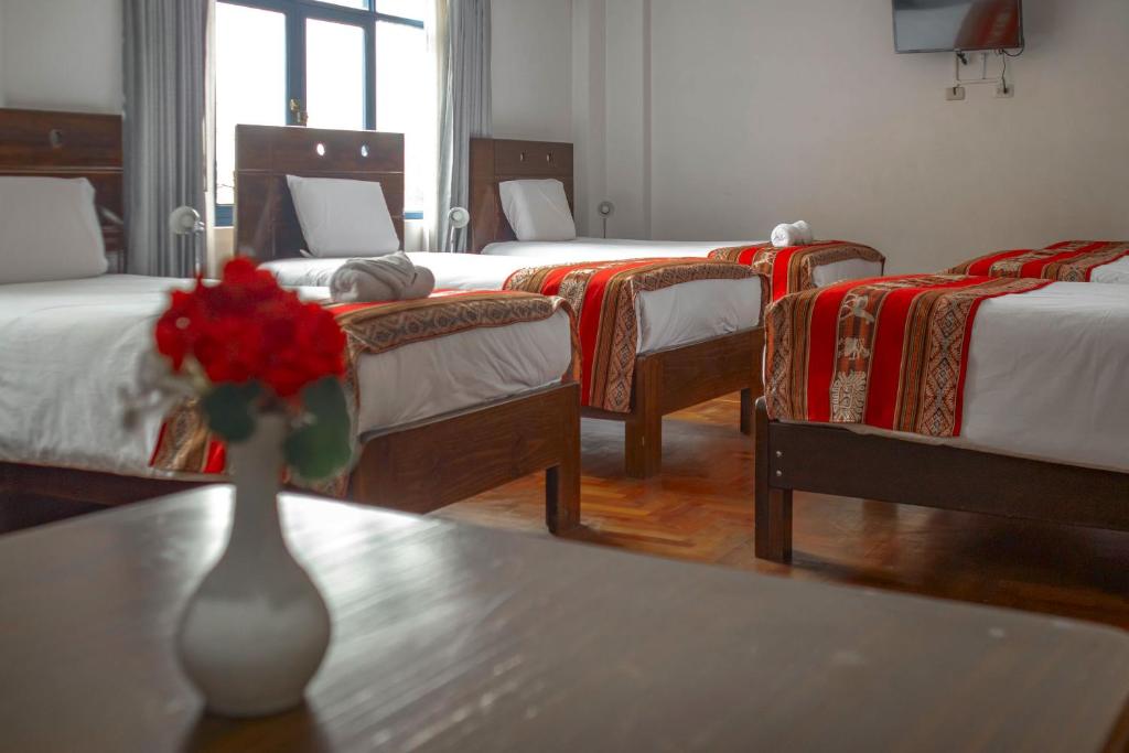 Postel nebo postele na pokoji v ubytování Hotel Del Prado Hometown