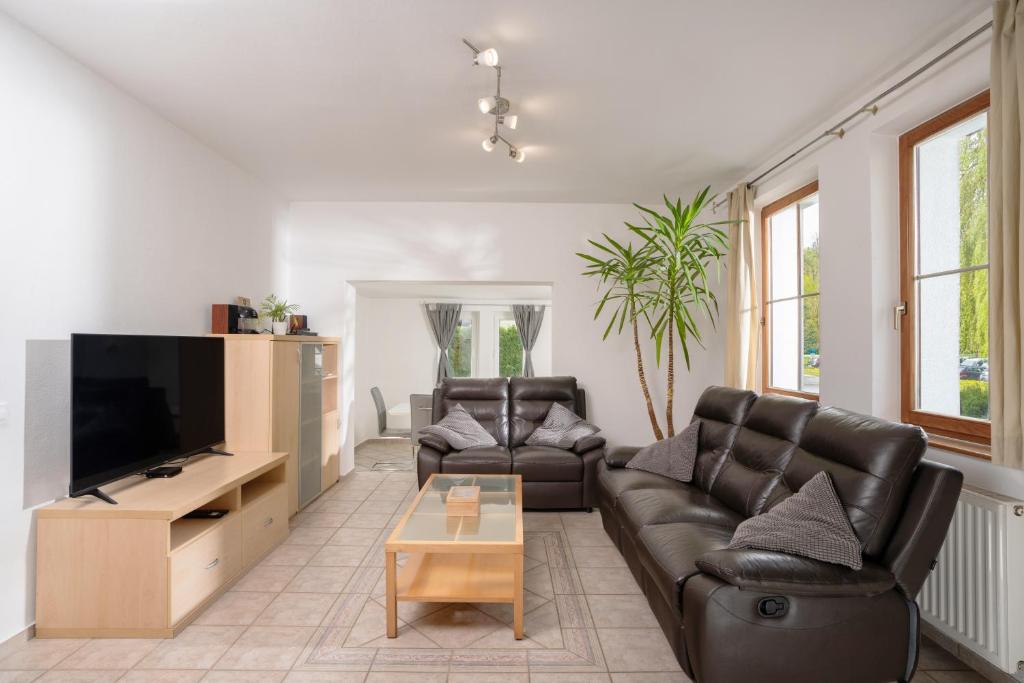 TV a/nebo společenská místnost v ubytování Vila Grad Bled - Sauna & Hot tub