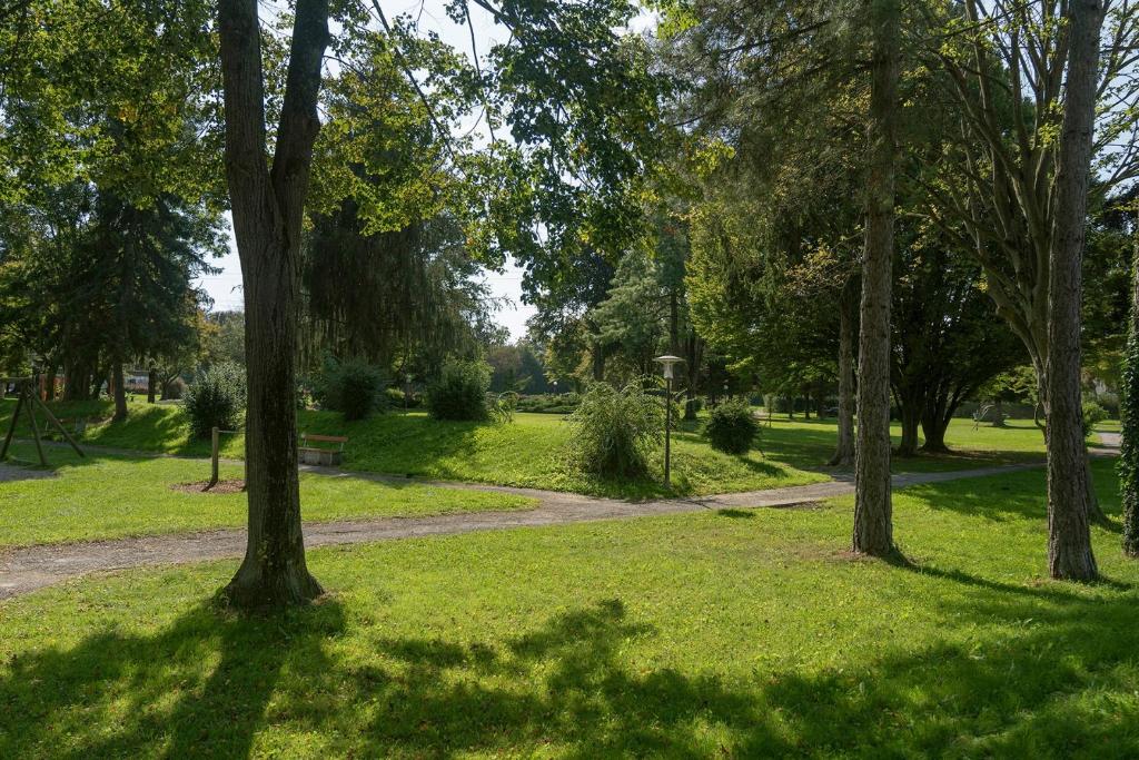 Zahrada ubytování Apartment mit Parkblick