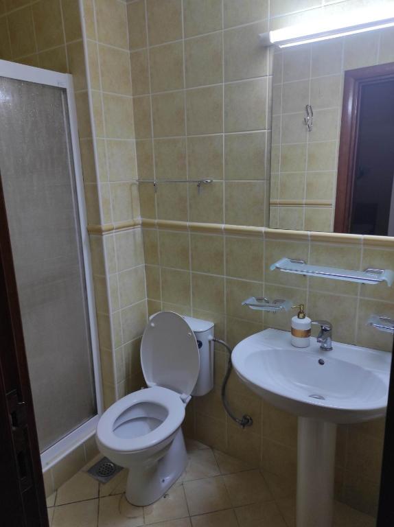 Koupelna v ubytování Garni Hotel Meduza