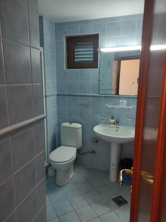 Koupelna v ubytování Garni Hotel Meduza