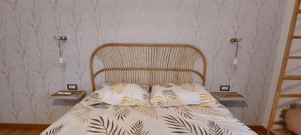 Ένα ή περισσότερα κρεβάτια σε δωμάτιο στο La Casa di Angela