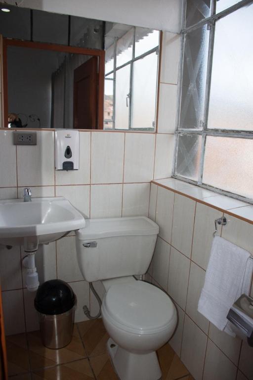 Koupelna v ubytování Don Andre House