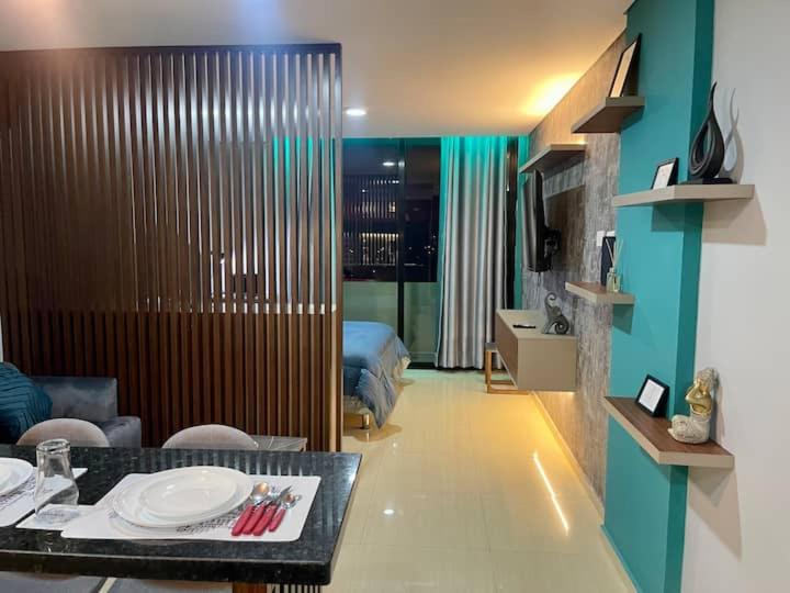 TV a/nebo společenská místnost v ubytování Elegantes y Modernos Dptos con Ubicacion Privilegiada