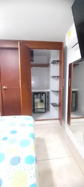 TV a/nebo společenská místnost v ubytování Hostal El Recreo