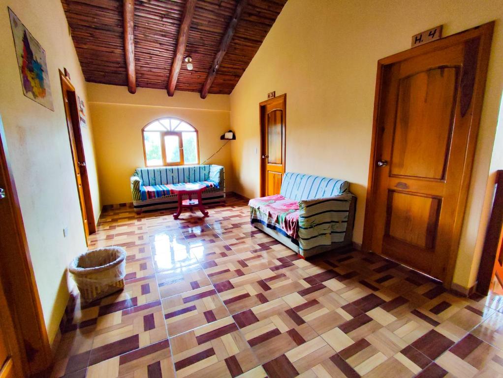 Posezení v ubytování Hostal El Inca