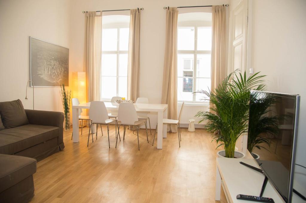 Telewizja i/lub zestaw kina domowego w obiekcie Vienna Hotspot