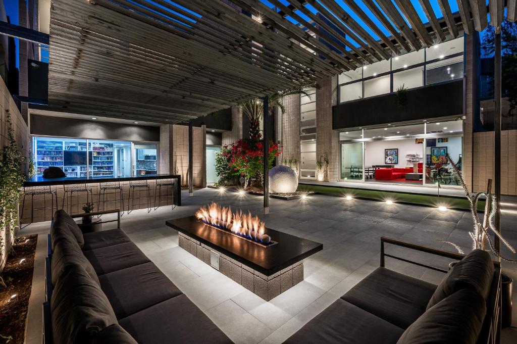 Χώρος καθιστικού στο The George - Old Town Scottsdale private micro-resort, near the best restaurants and nightlife in AZ