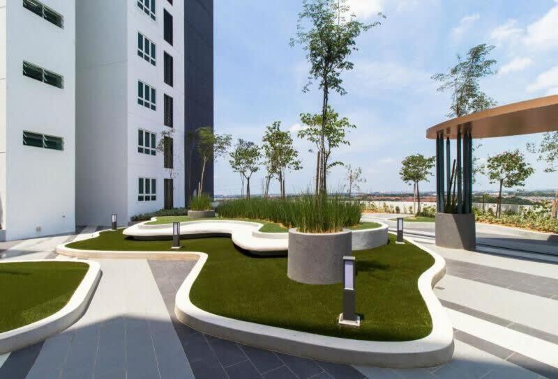 Zahrada ubytování NaiBnB in Impiria Residensi