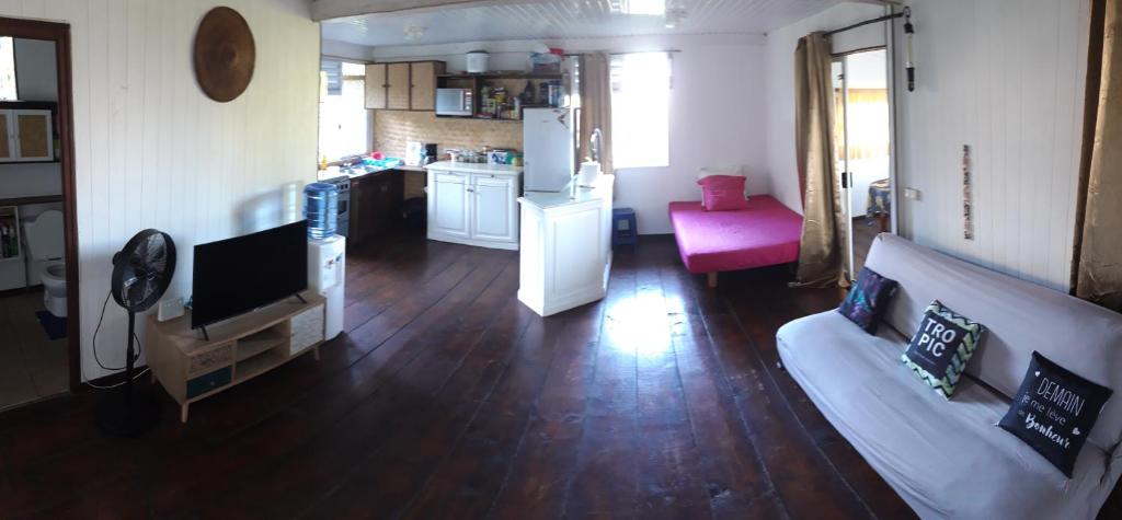 Kuchyň nebo kuchyňský kout v ubytování NoKo home