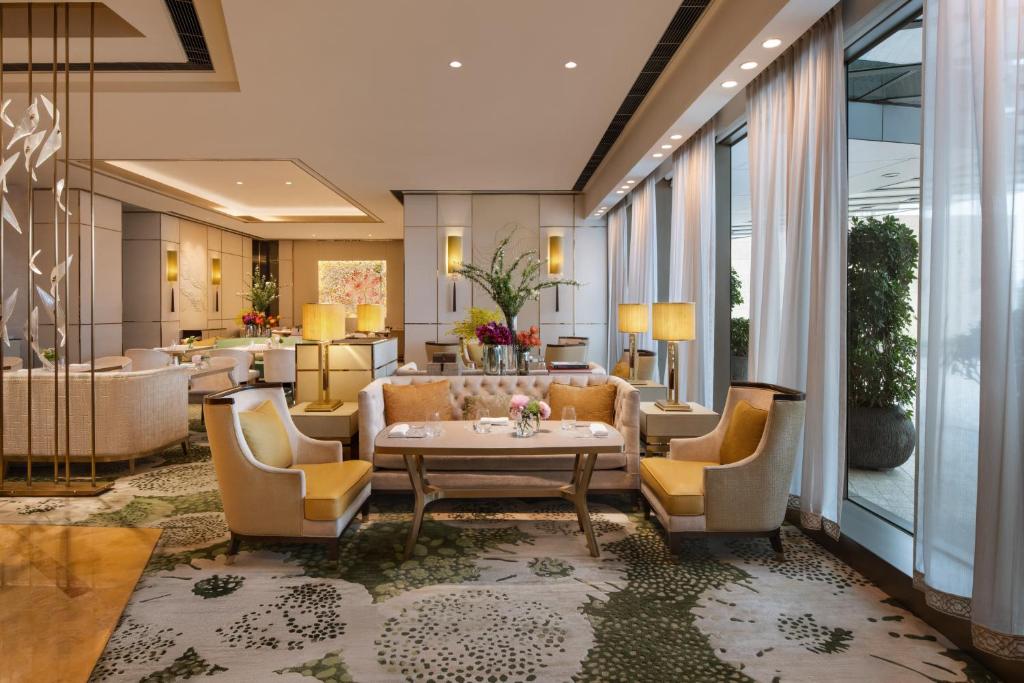 Posezení v ubytování Mandarin Oriental, Macau