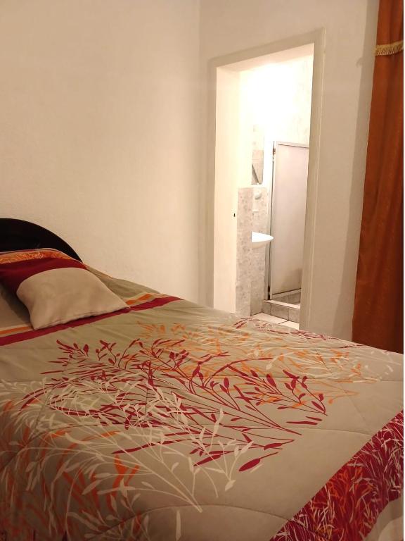 Postel nebo postele na pokoji v ubytování Hostal Almagro