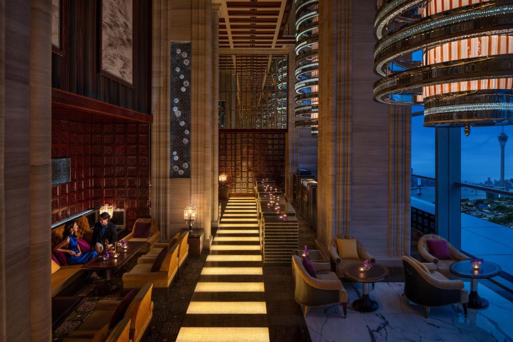 Posezení v ubytování Mandarin Oriental, Macau