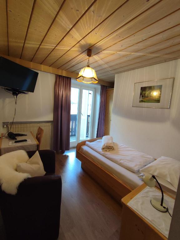 TV a/nebo společenská místnost v ubytování Garni Hattlerhof B&B
