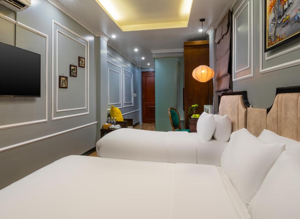 TV a/nebo společenská místnost v ubytování Bella Rosa Hotel & Travel