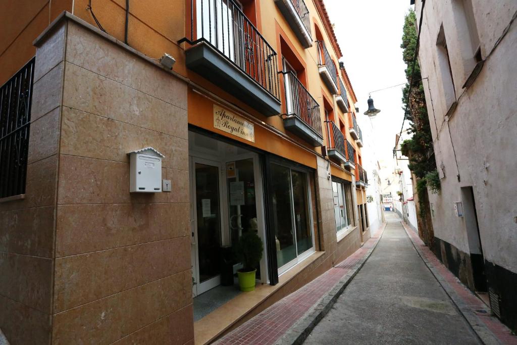 Budova, kde se aparthotel nachází