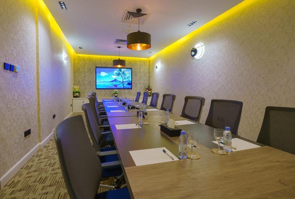 Konferenční prostory v ubytování Wissam Al-Hawra Hotel