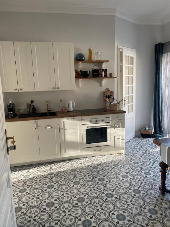 Kuchyň nebo kuchyňský kout v ubytování Kerschbaumer.Apartments