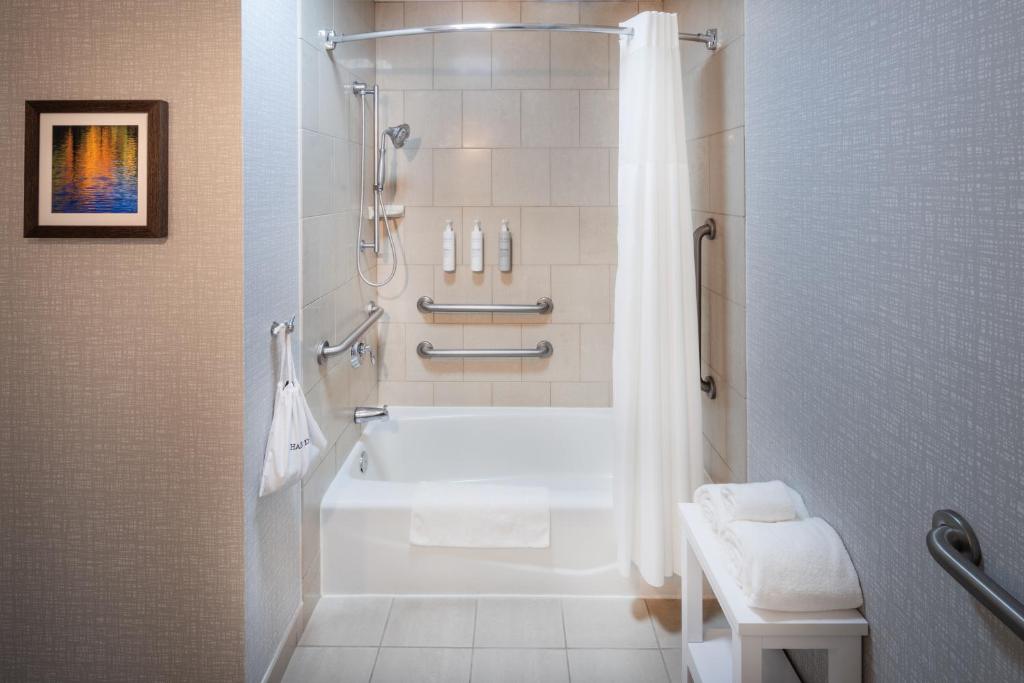Koupelna v ubytování Hampton Inn Pullman