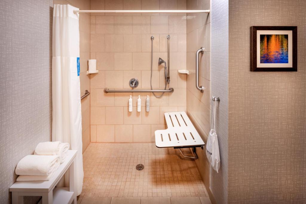 Koupelna v ubytování Hampton Inn Pullman