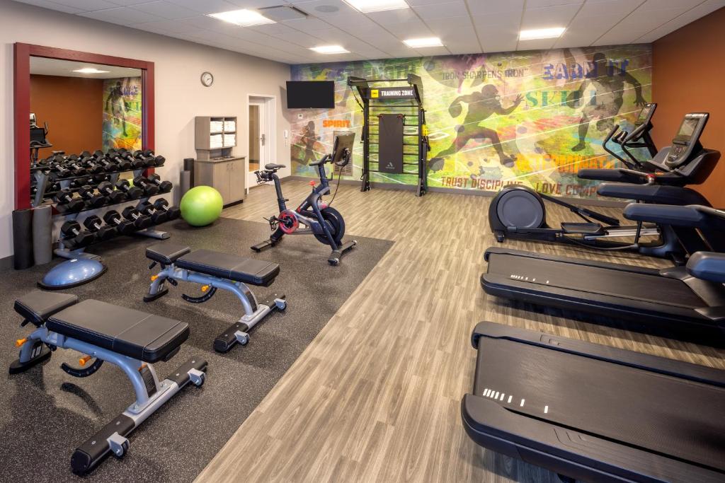 Fitness centrum a/nebo fitness zařízení v ubytování Hampton Inn Pullman