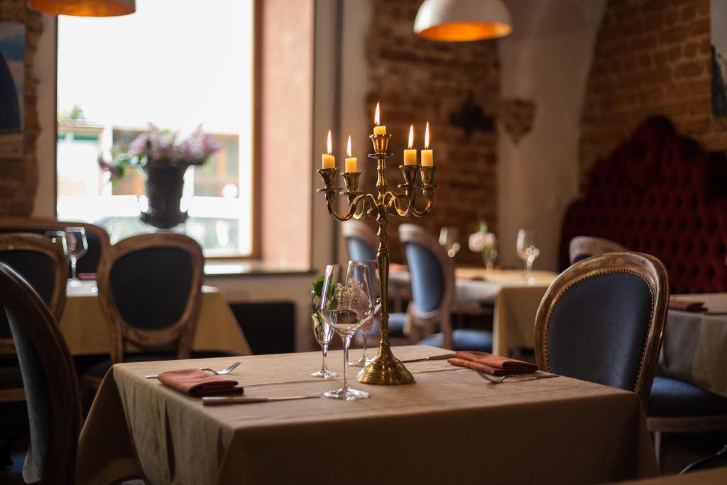 Restaurace v ubytování Boutique Hotel Justus