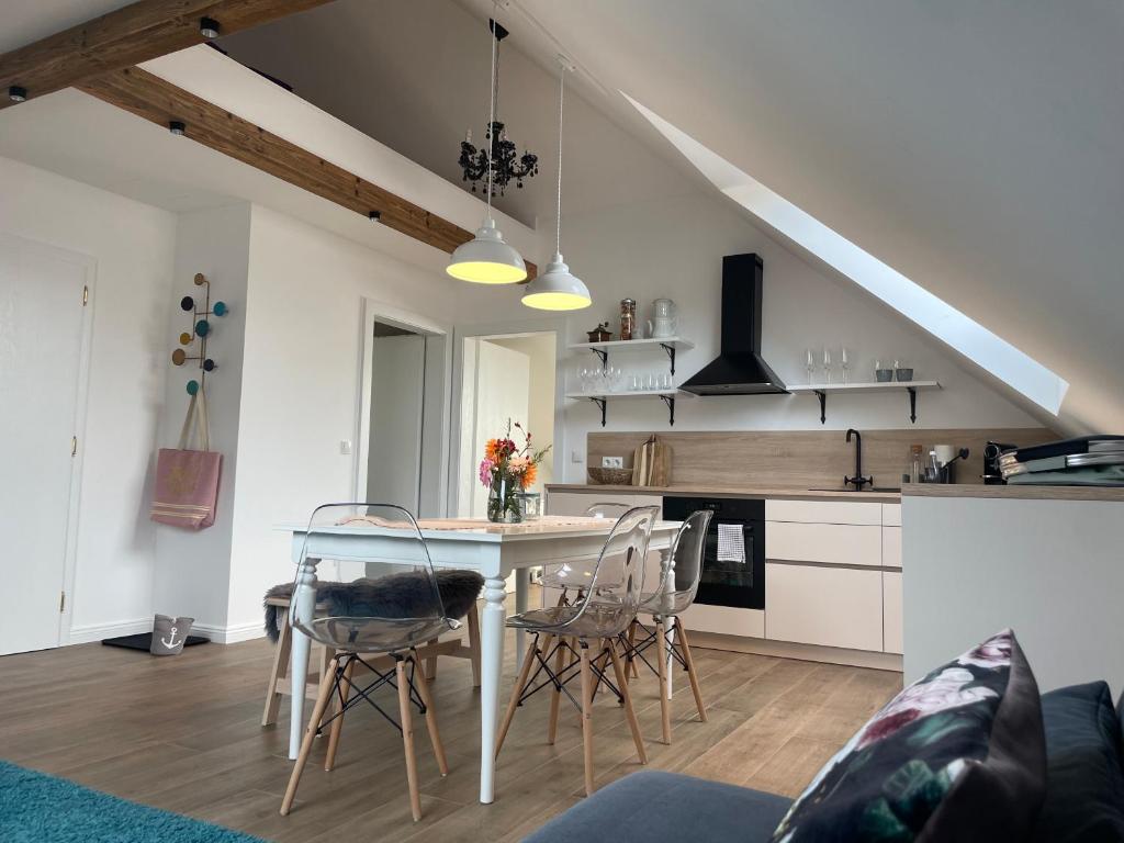 Kuchyň nebo kuchyňský kout v ubytování Kerschbaumer.Apartments