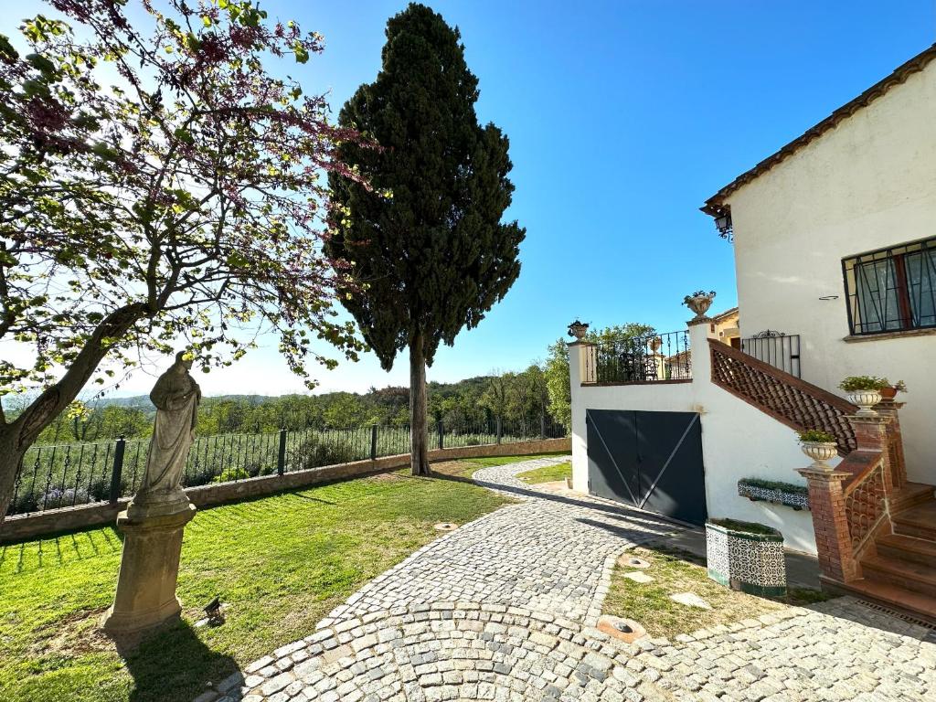 Zahrada ubytování Masia Can Viver - Olive oil tourism B&B
