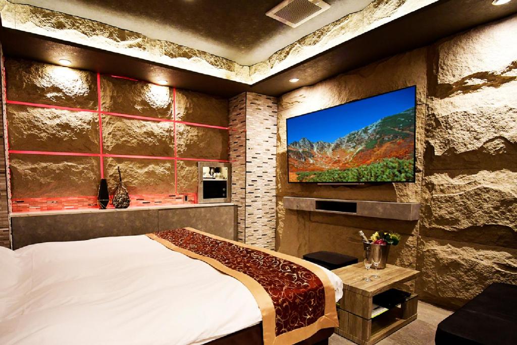 TV a/nebo společenská místnost v ubytování Hotel ZALA