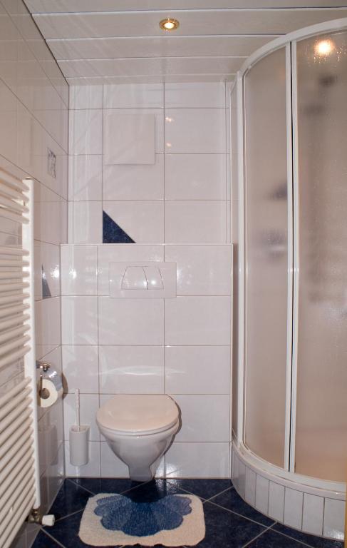 Koupelna v ubytování Gästehaus Resi