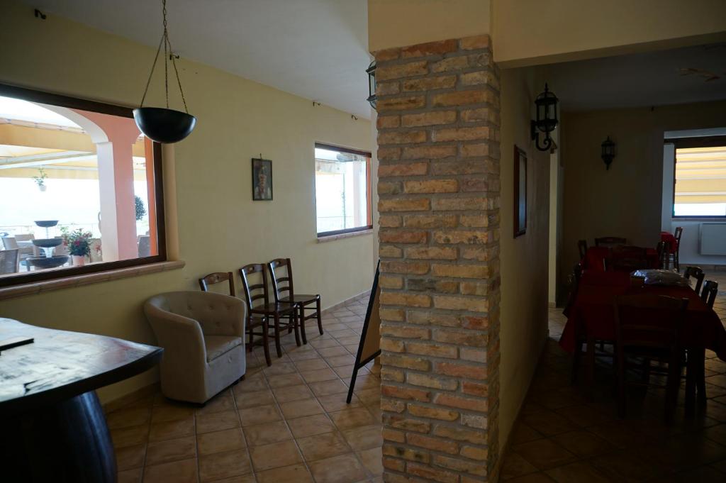 Posezení v ubytování La Terrazza Motta