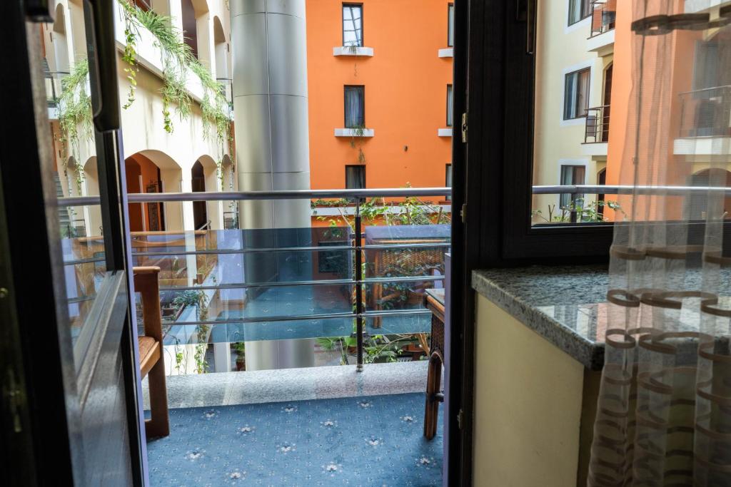 Balkón nebo terasa v ubytování Ararat Hotel