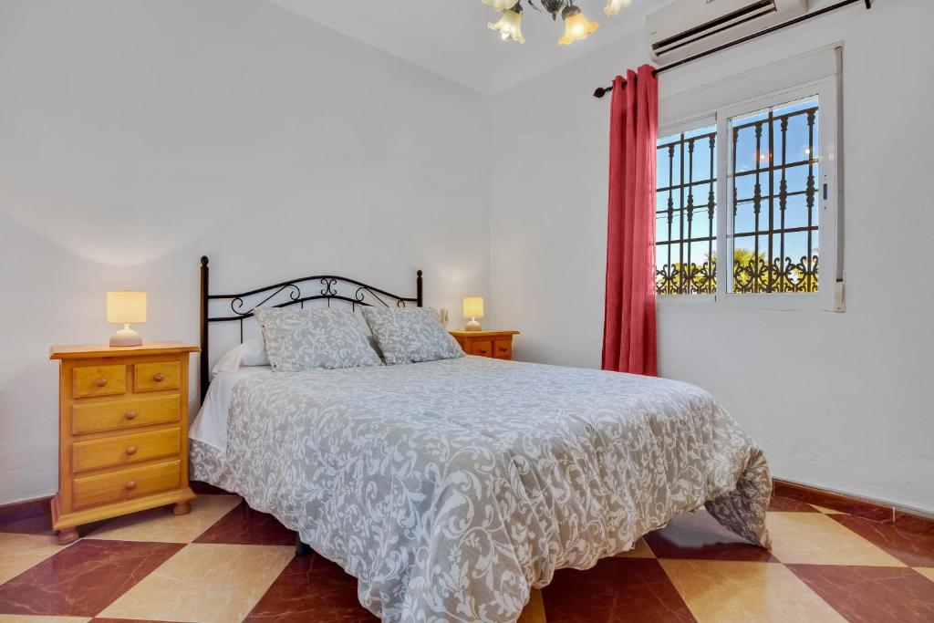 Postel nebo postele na pokoji v ubytování Casa Rural La Colina a 30 min Málaga Lovely Home
