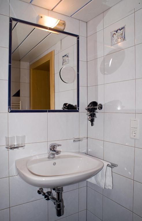 Koupelna v ubytování Gästehaus Resi