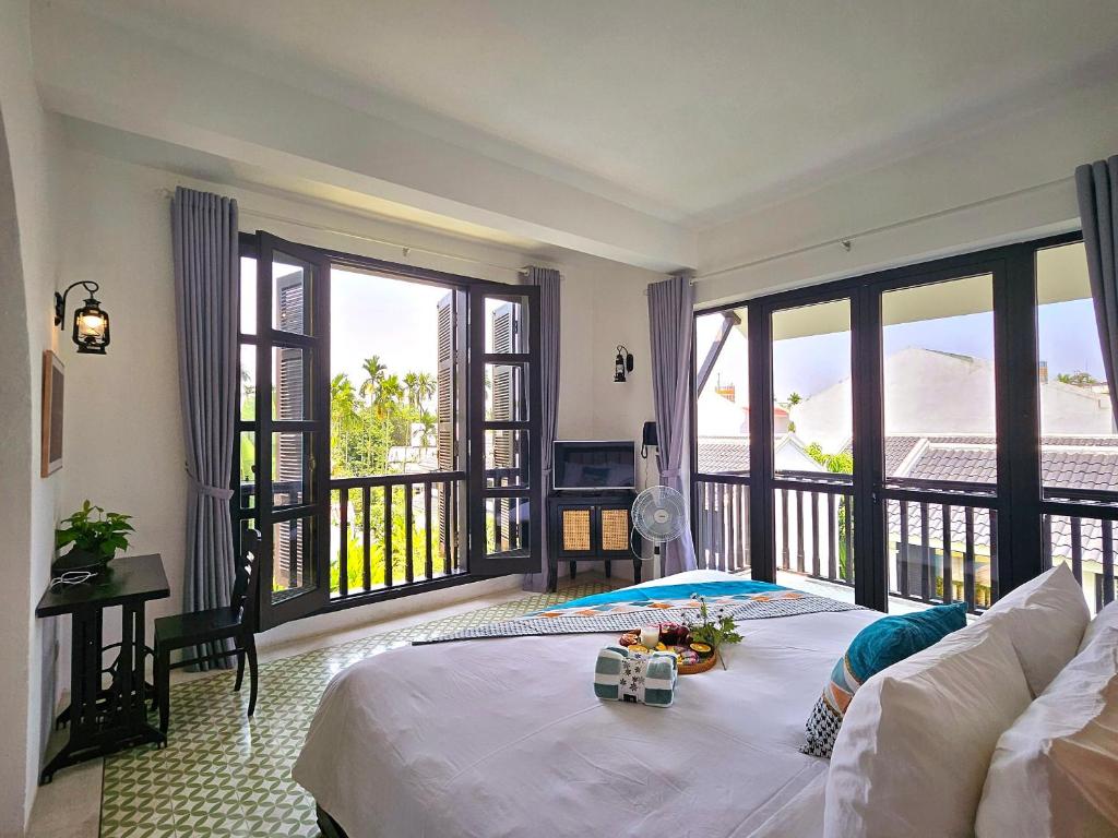 Nghé Garden Resort Hội An - Deluxe Double O Twin Room Con Vista A La Piscina