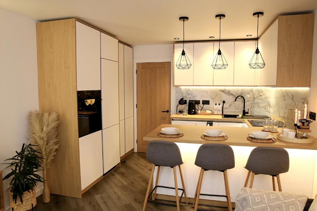 Η κουζίνα ή μικρή κουζίνα στο Gape Apartment