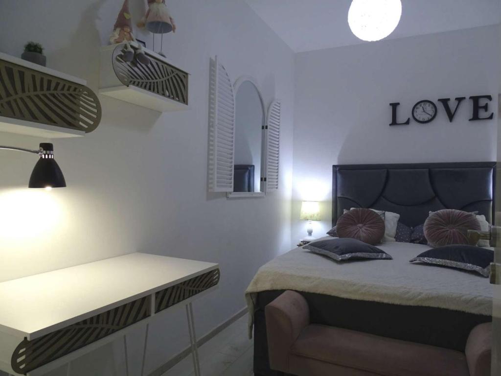 Posteľ alebo postele v izbe v ubytovaní Seaview Holiday Home GATSBY