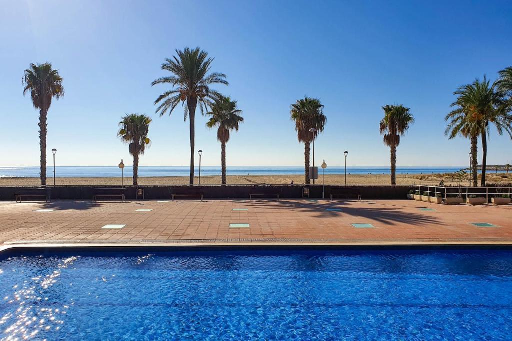 Bazén v ubytování AT091 Els Pins, vistas del mar, comunidad con piscina nebo v jeho okolí