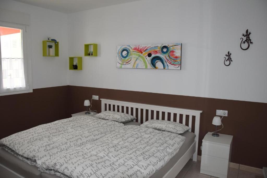 Ένα ή περισσότερα κρεβάτια σε δωμάτιο στο Casa Verde1